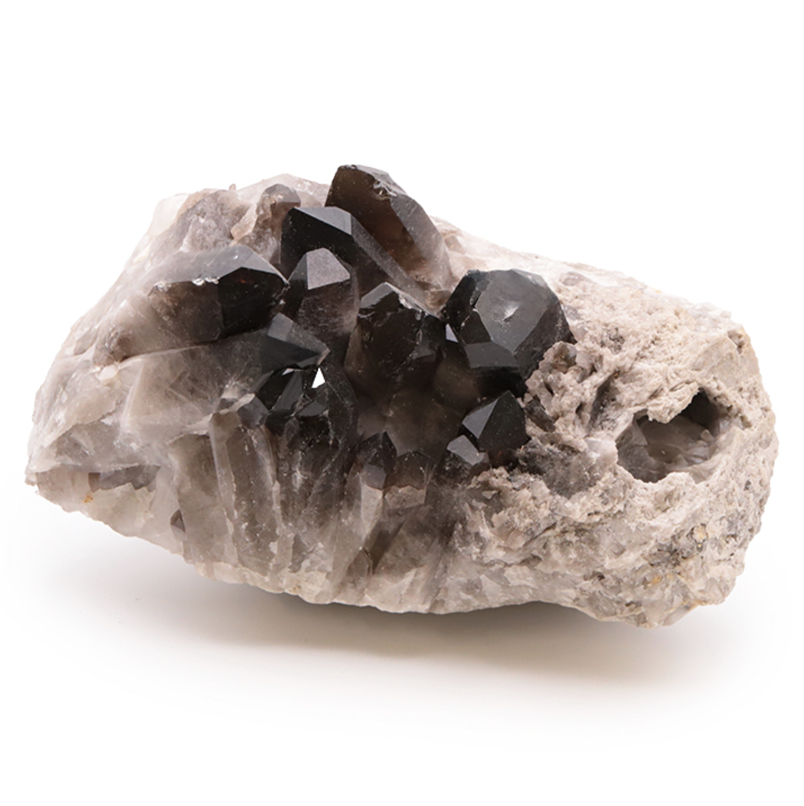 LOT MINÉRAUX BRUTE N°0973 CRISTAL DE ROCHE FUMÉ AA 3590G (1 PIÈCE)