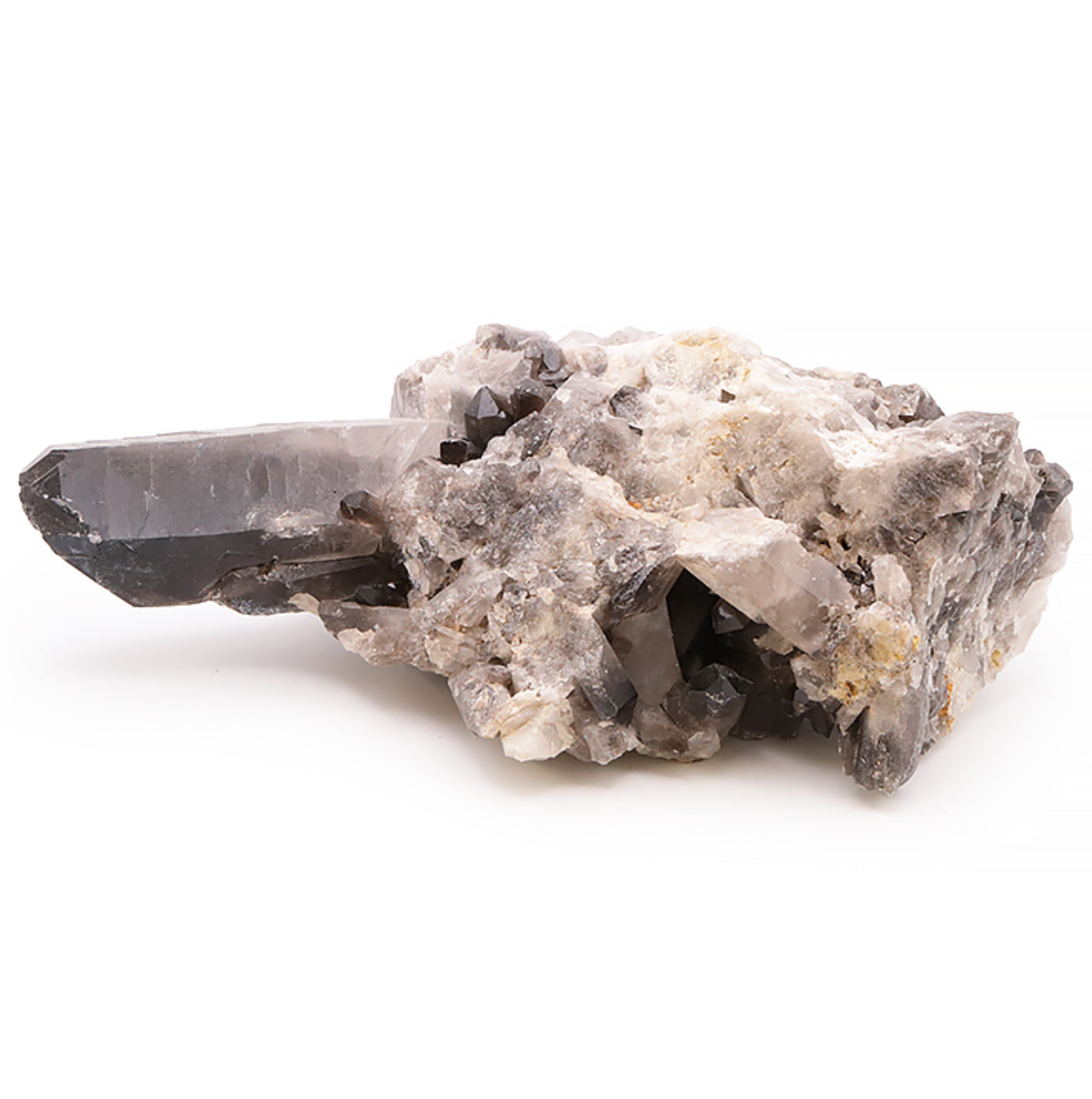 LOT MINÉRAUX BRUTE N°0978 CRISTAL DE ROCHE FUMÉ AA 2225G (1 PIÈCE)