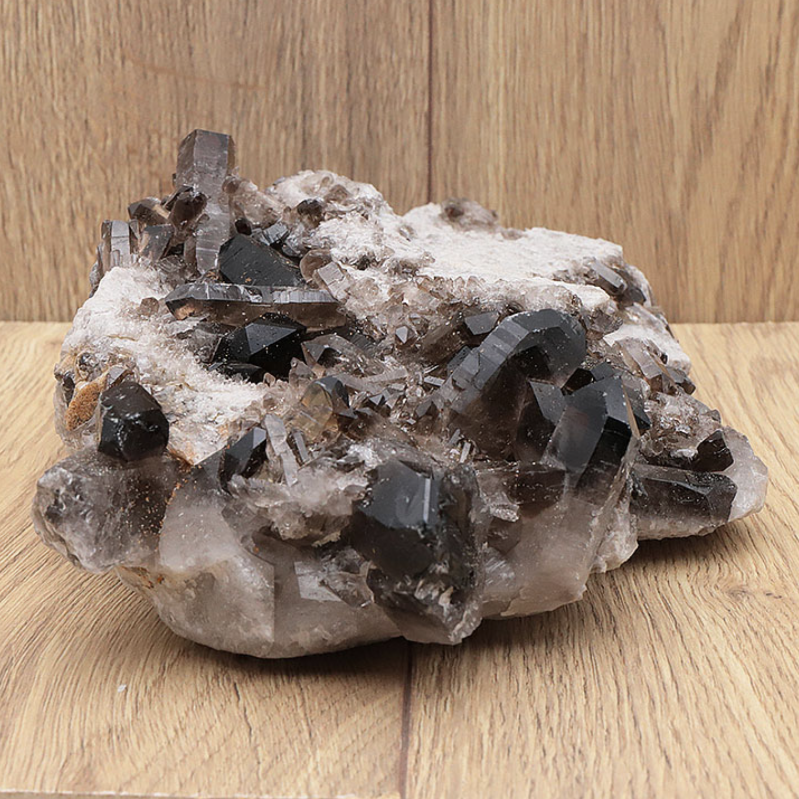 LOT MINÉRAUX BRUTE N°1040 CRISTAL DE ROCHE FUMÉ AA 2395G (1 PIÈCE)