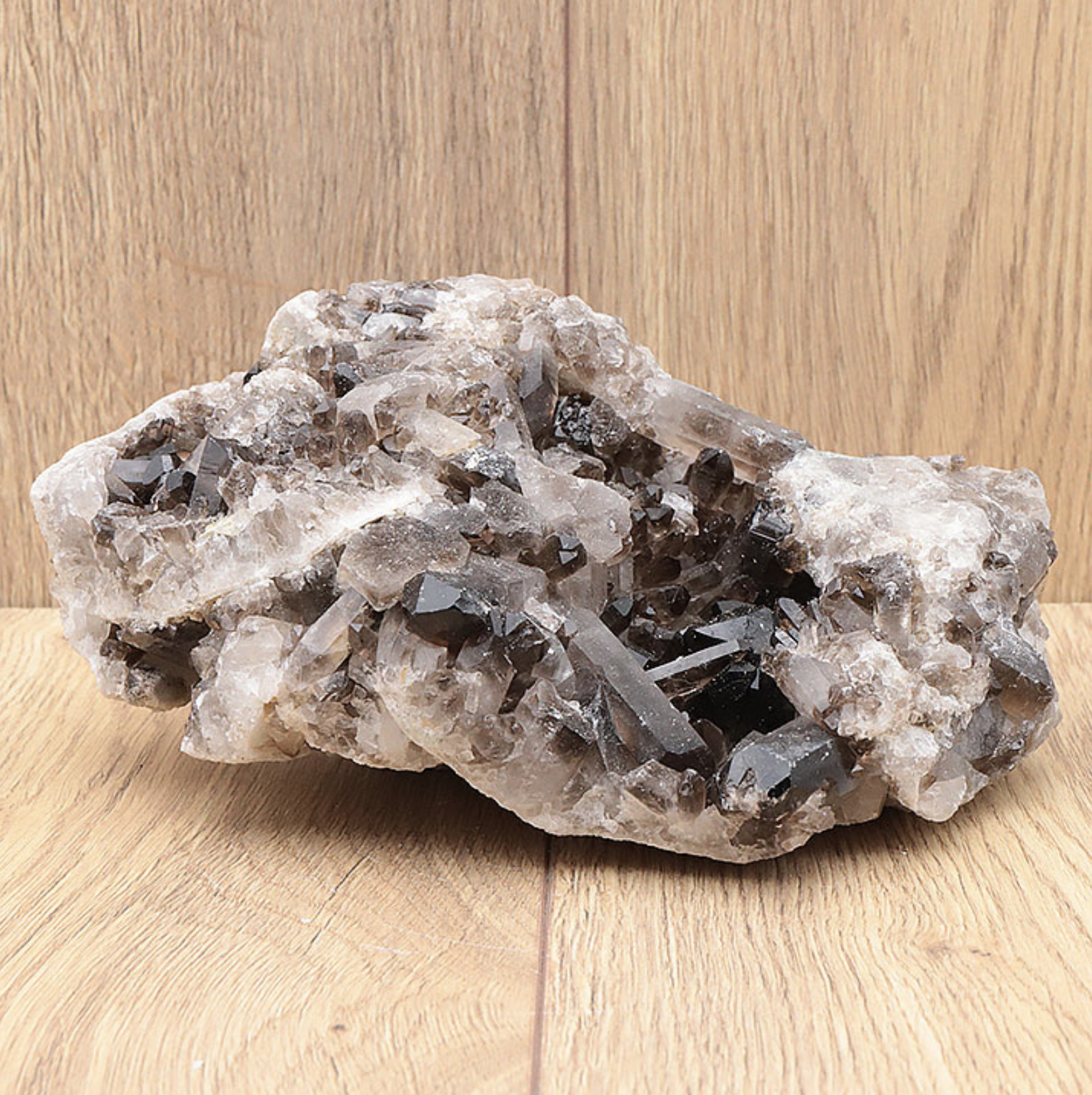 LOT MINÉRAUX BRUTE N°1042 CRISTAL DE ROCHE FUMÉ AA 2400G (1 PIÈCE)