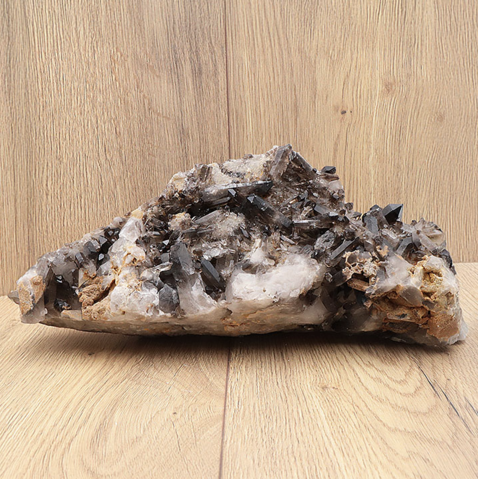 LOT MINÉRAUX BRUTE N°1046 CRISTAL DE ROCHE FUMÉ AA 5995G (1 PIÈCE)