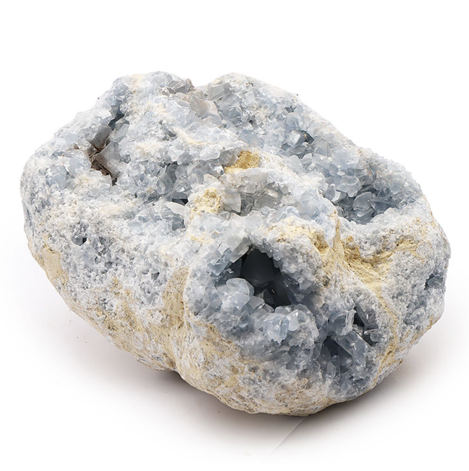 LOT MINÉRAUX BRUTES N°0657 GÉODE DE CÉLESTINE B 18065G (1 PIÈCE)