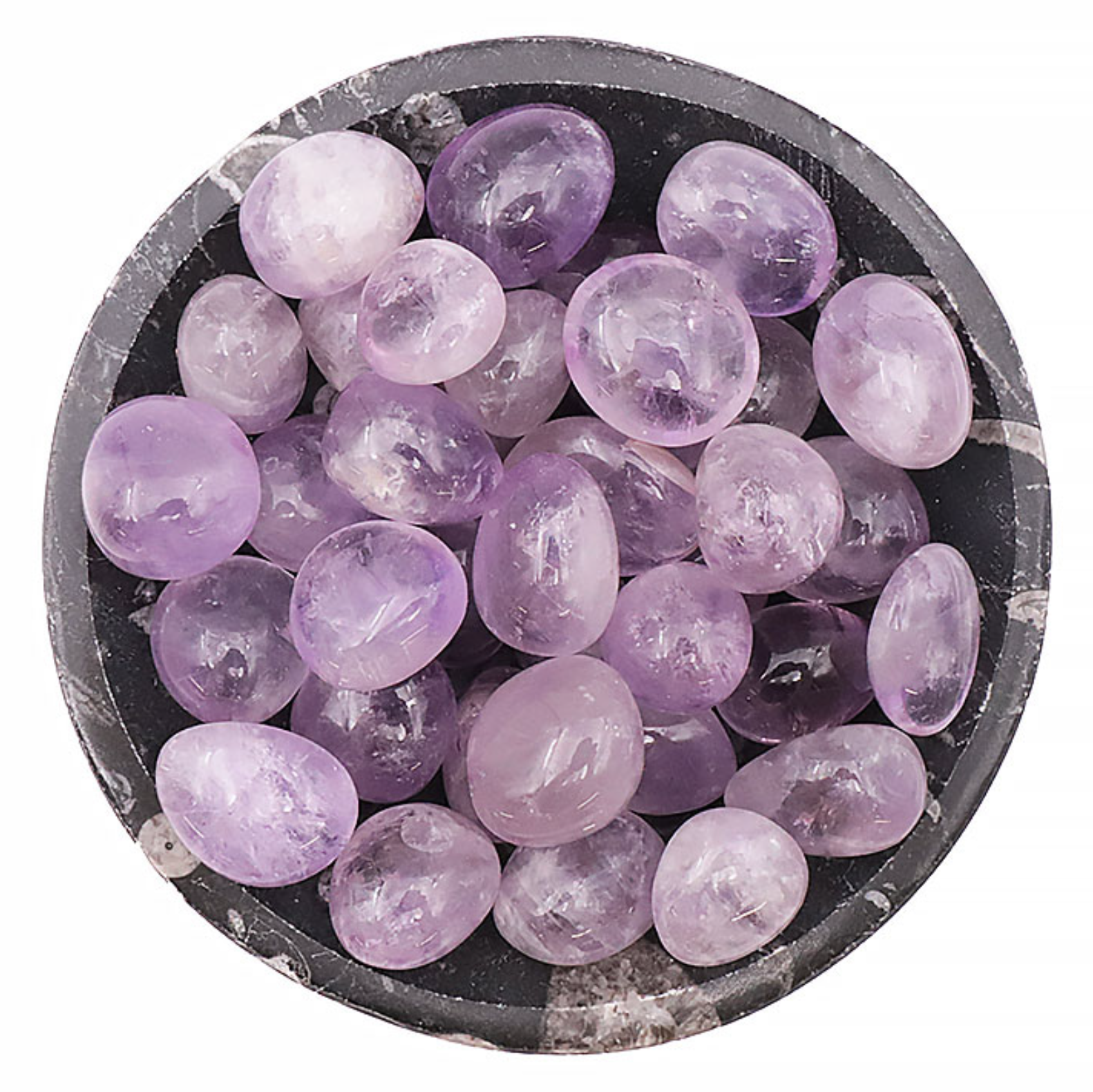 PIERRE ROULÉE AMÉTHYSTE CLAIRE BRÉSIL AA 20 À 30MM