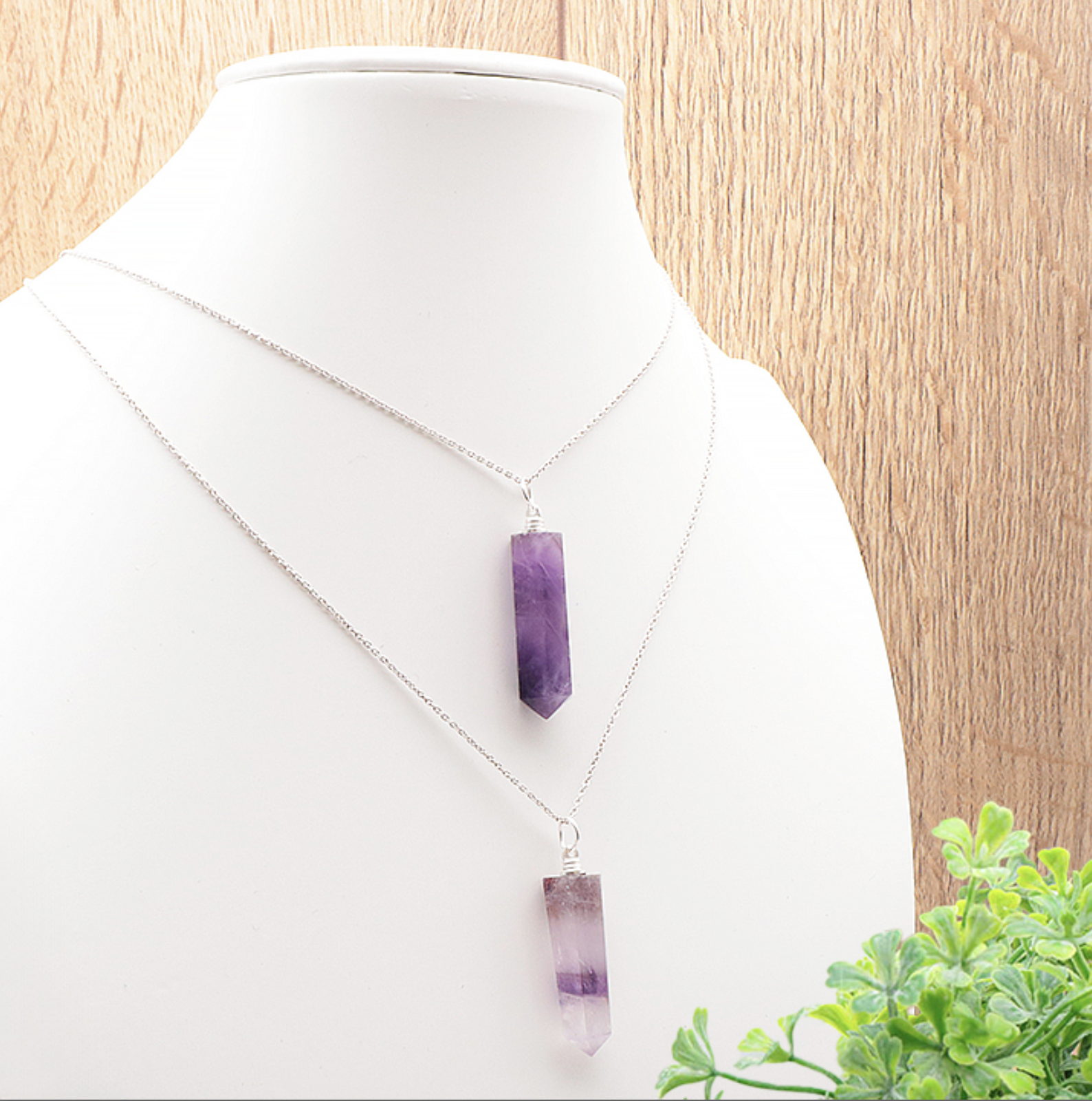 PENDENTIF POINTE 30 À 35MM AMÉTHYSTE BRÉSIL A