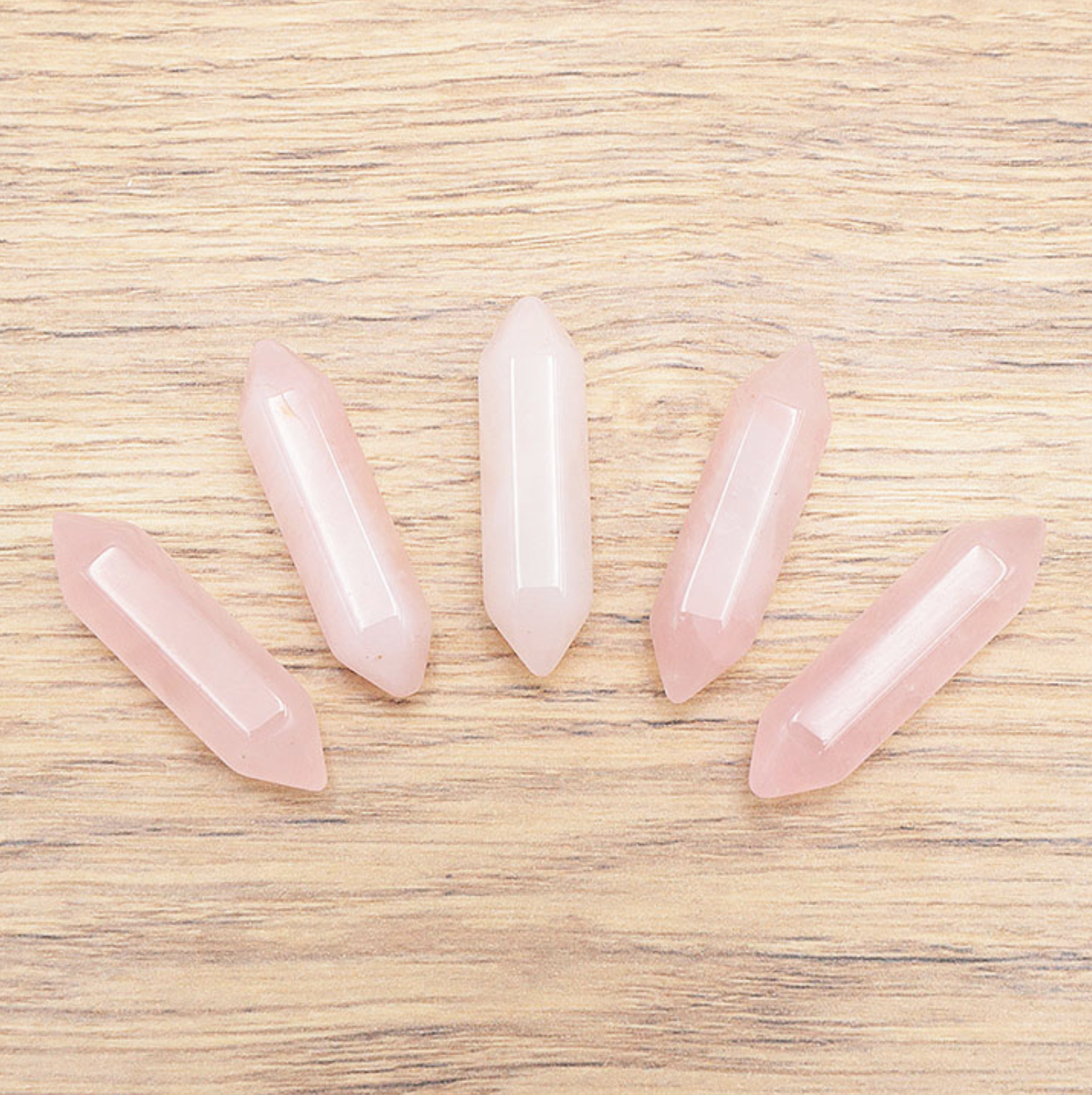 POINTE BI TERMINÉE 30MM QUARTZ ROSE BRÉSIL A