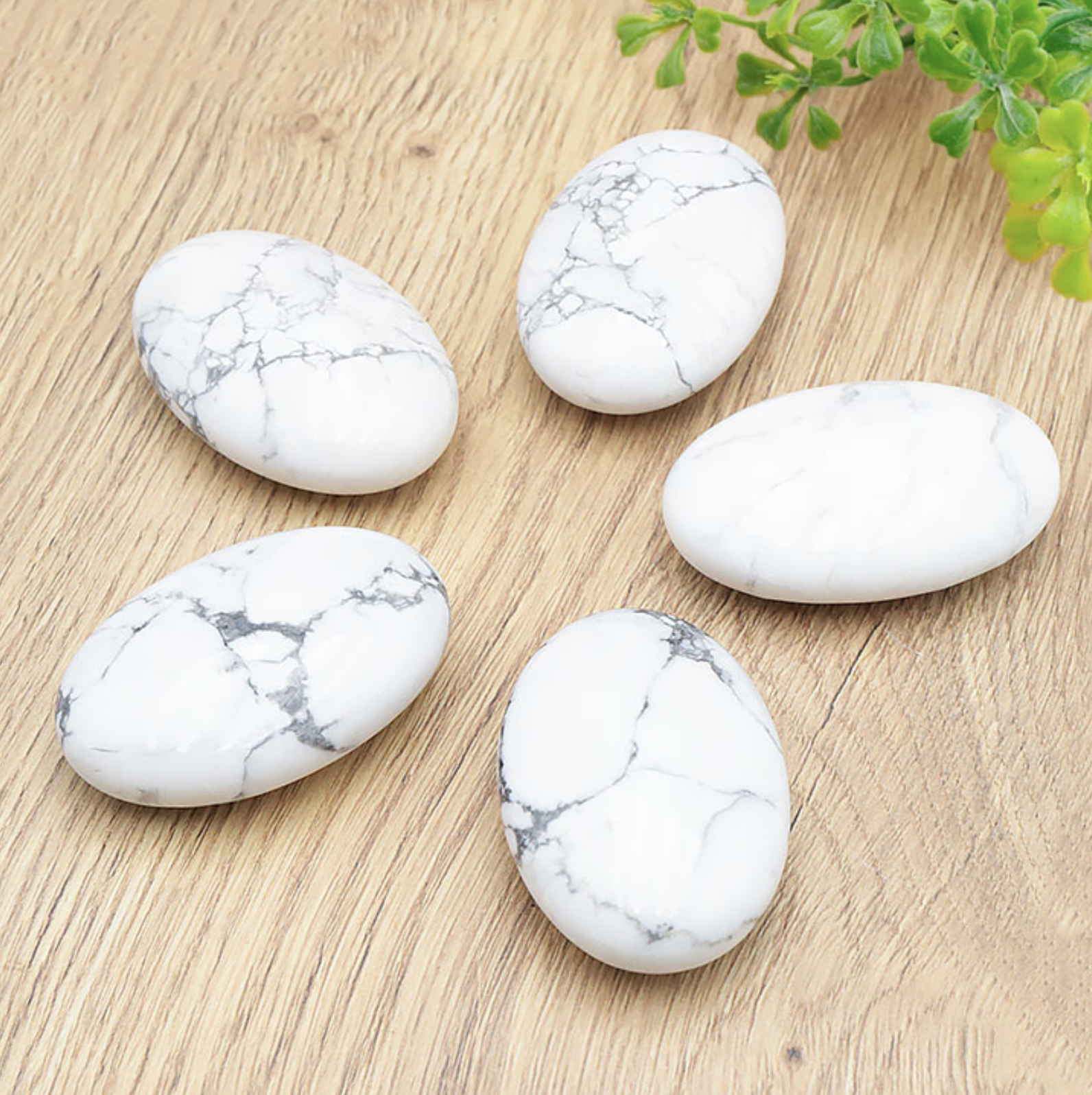 GALET 60MM HOWLITE BLANCHE A