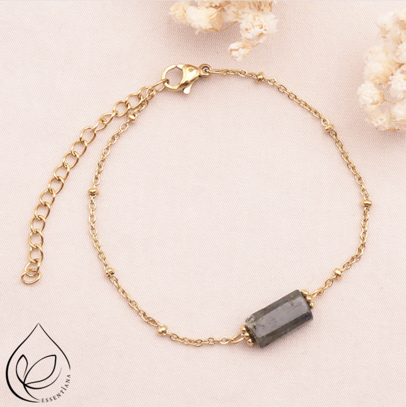 BRACELET CLÉA DORÉ LABRADORITE A