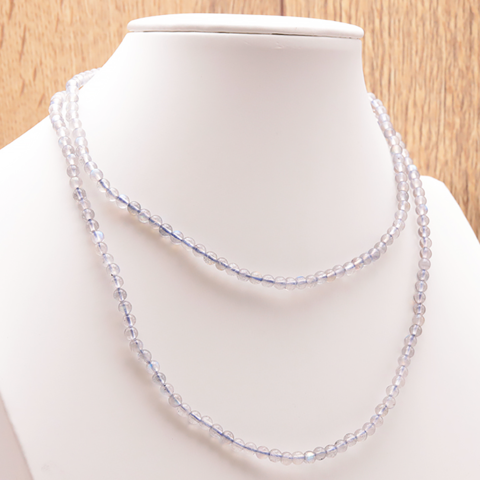 COLLIER BOULE 04MM LABRADORITE AA