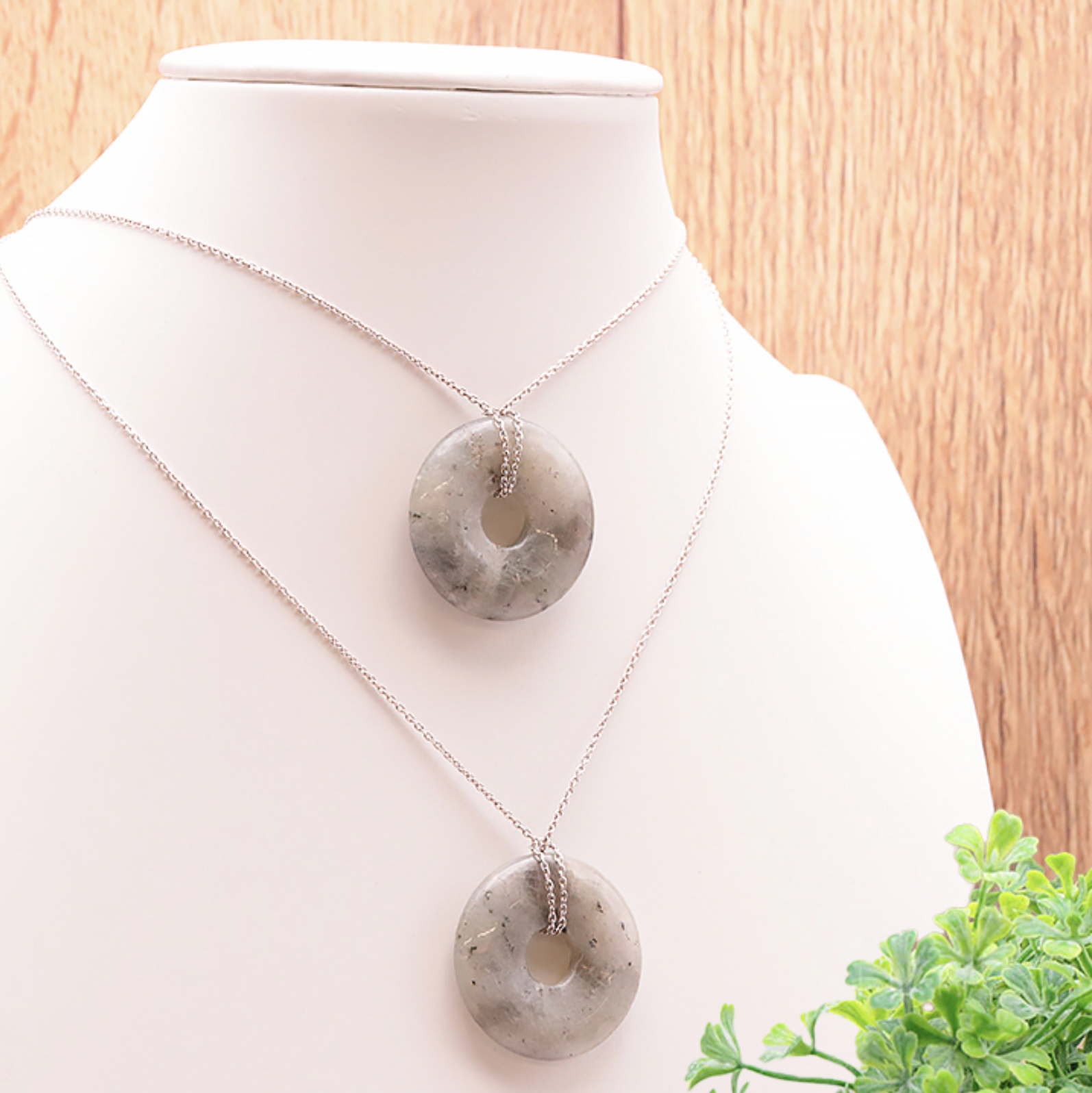 PENDENTIF DONUT LABRADORITE A