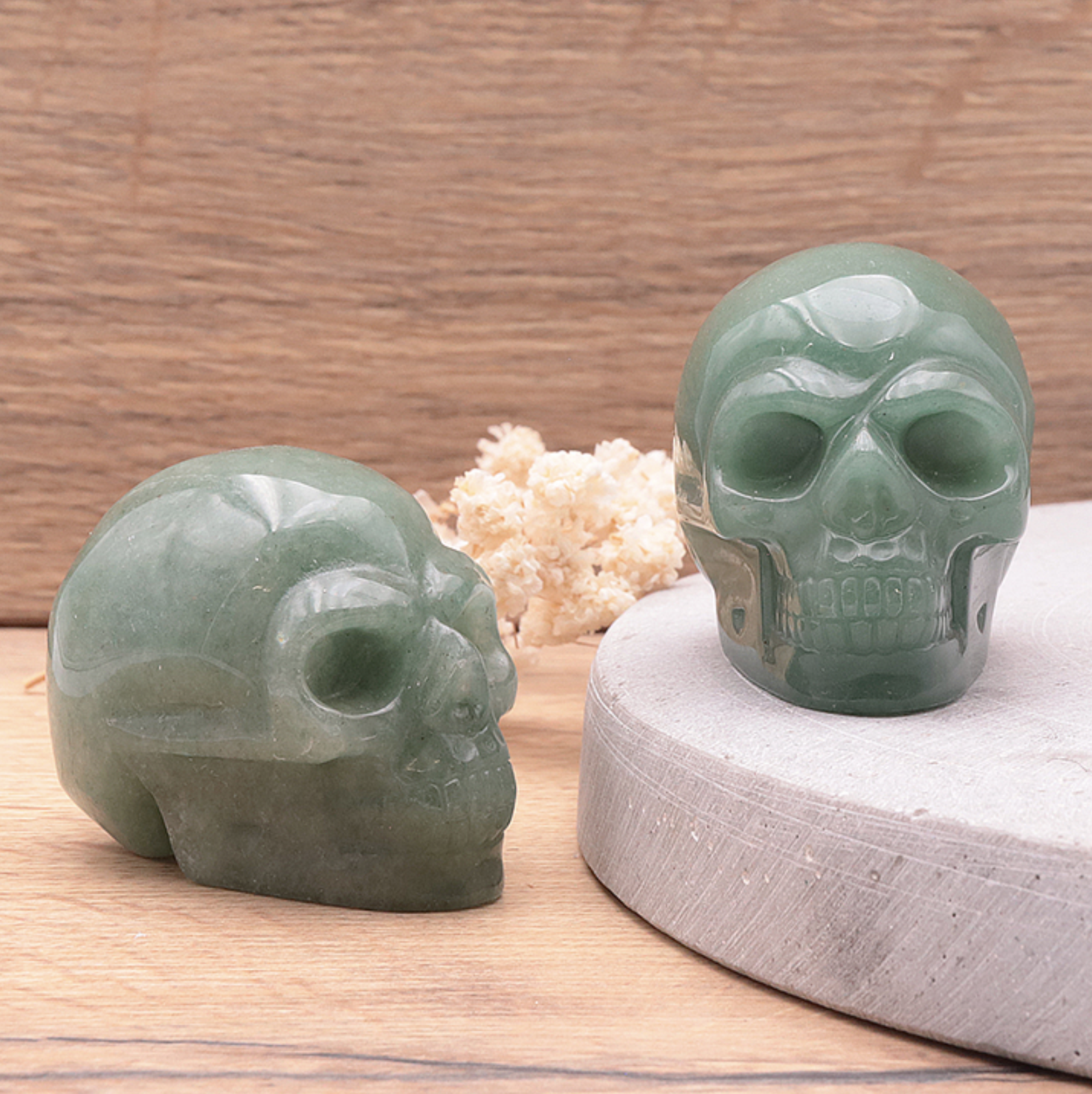 CRÂNE 50MM AVENTURINE VERTE A