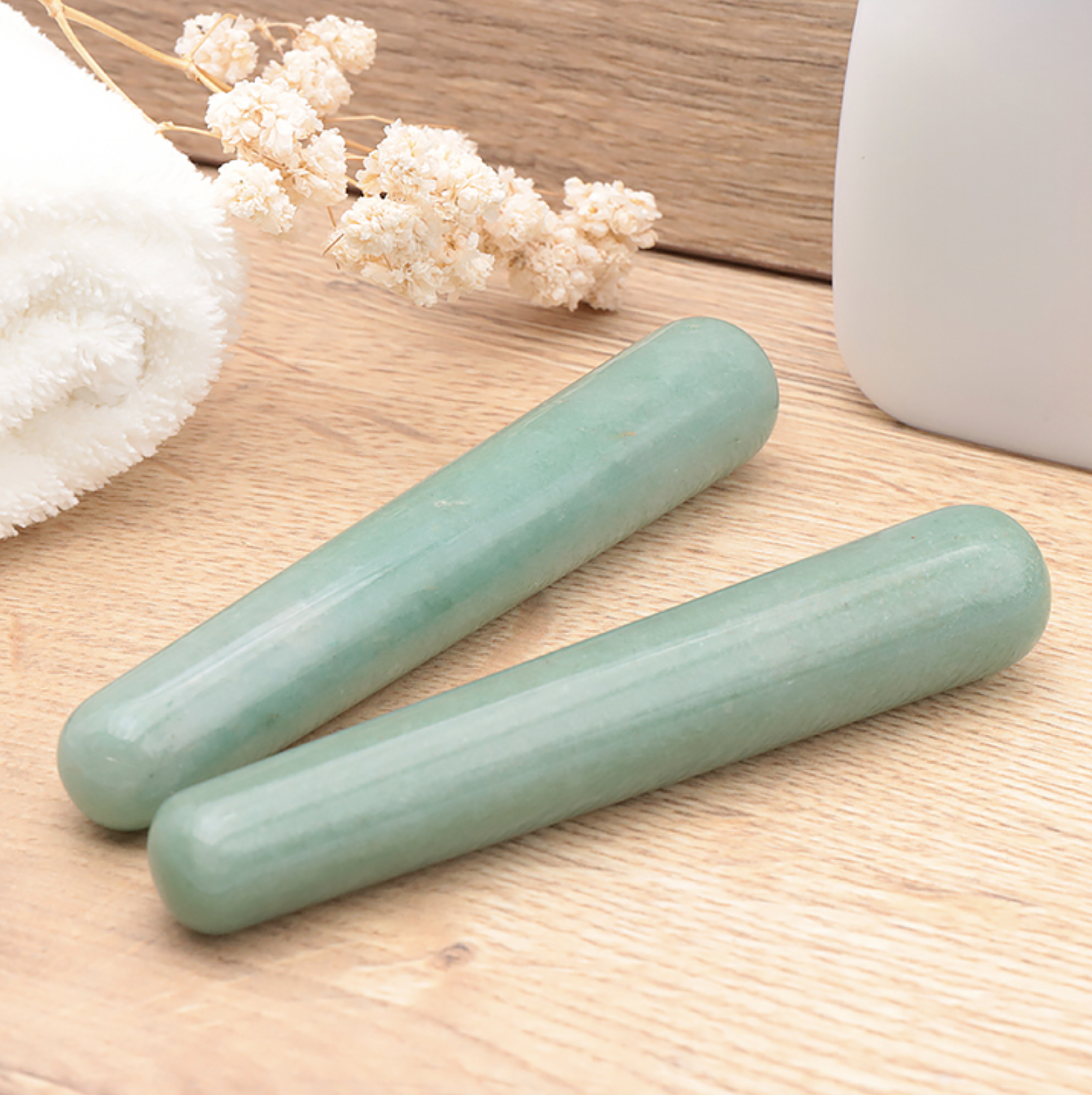 BATON DE MASSAGE 110MM AVENTURINE VERTE A