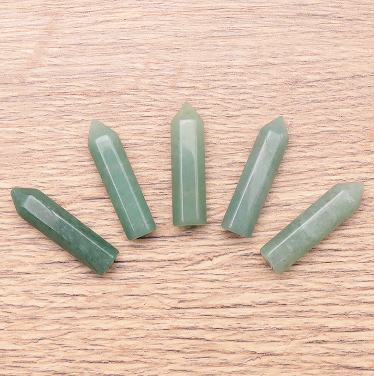 POINTE POLIE 30MM AVENTURINE VERTE A