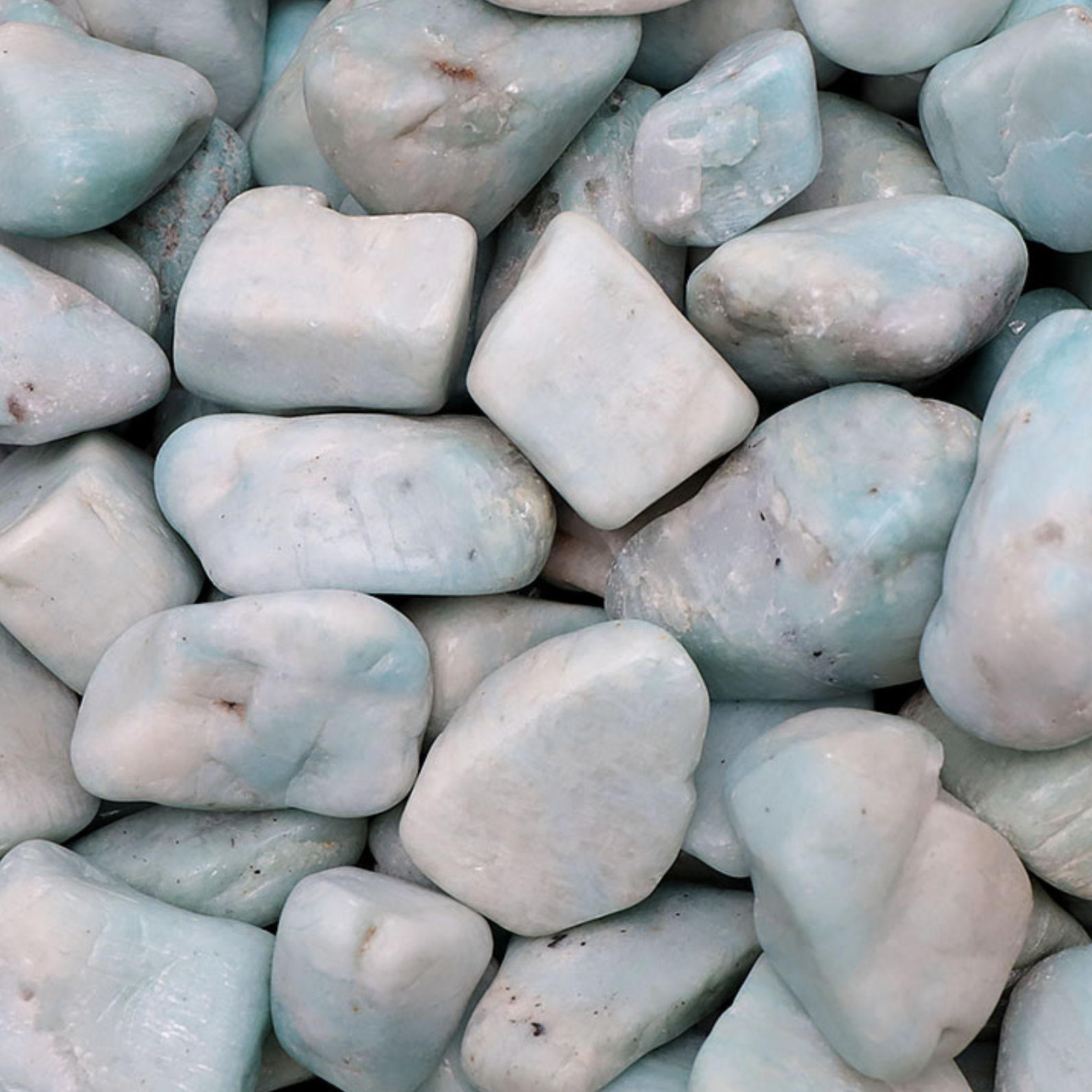 PIERRE ROULÉE AMAZONITE BRÉSIL XL A 40 À 60MM