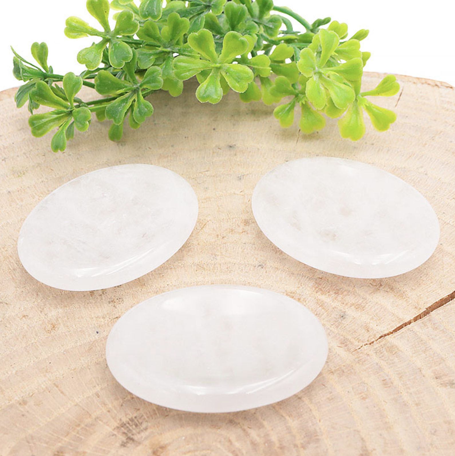 GALET ANTI STRESS 45 À 50MM CRISTAL DE ROCHE A