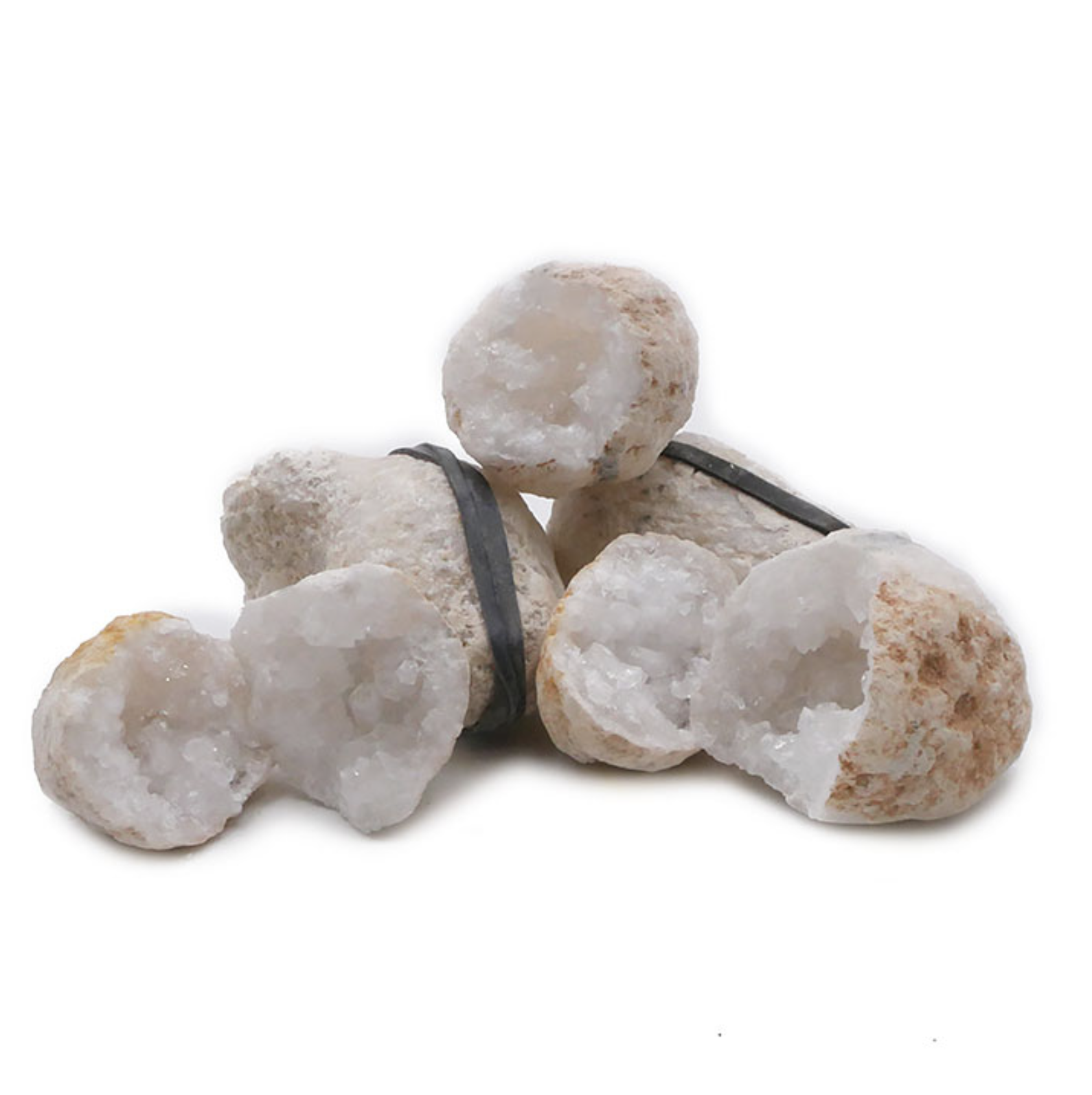 MINI GÉODE CRISTAL DE ROCHE A 30 À 60MM