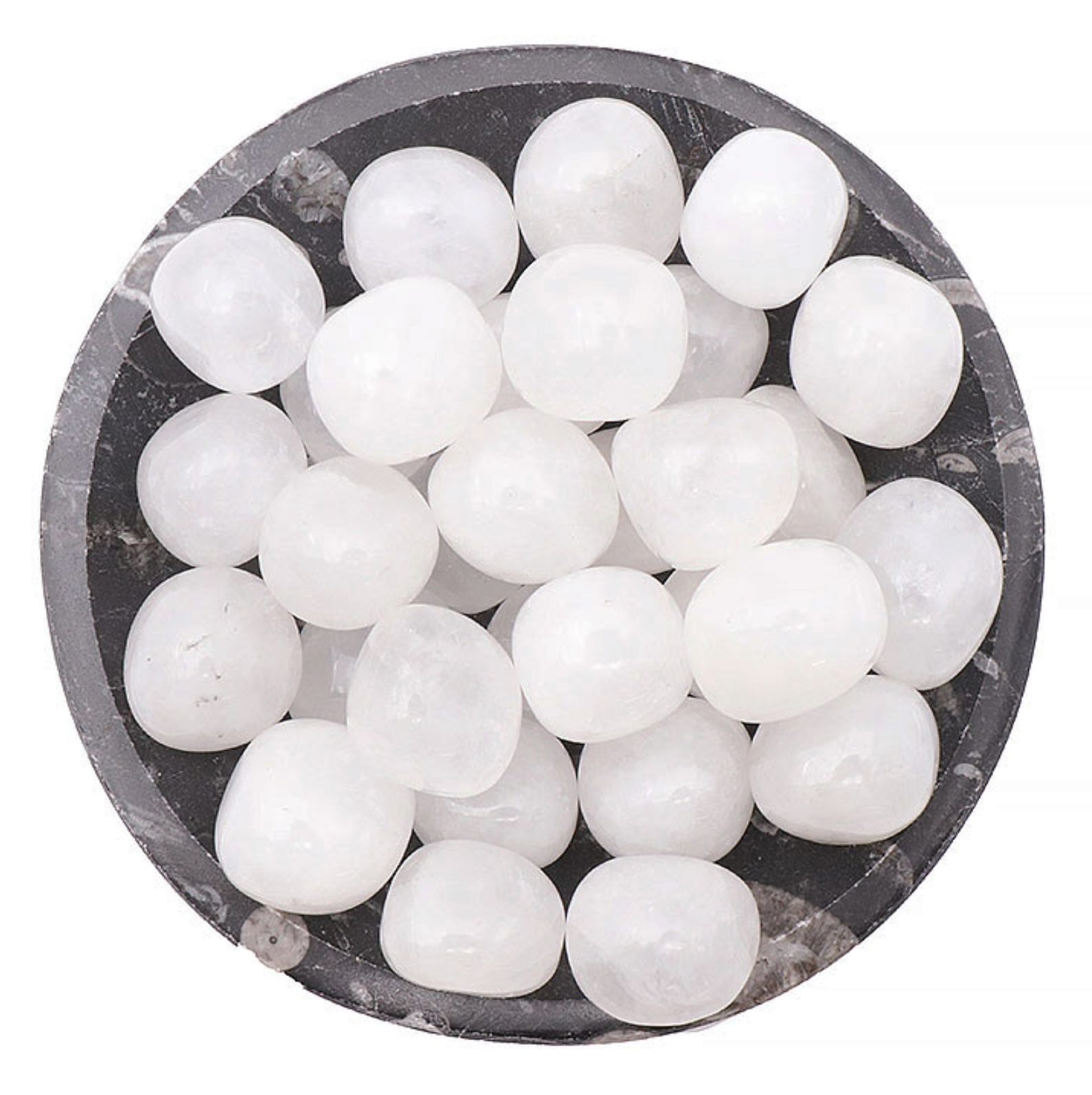 PIERRE ROULÉE CRISTAL DE ROCHE A 20 À 30MM