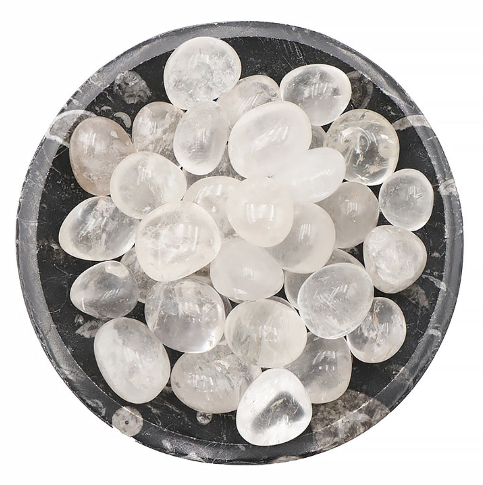 PIERRE ROULÉE CRISTAL DE ROCHE A+ 20 À 30MM