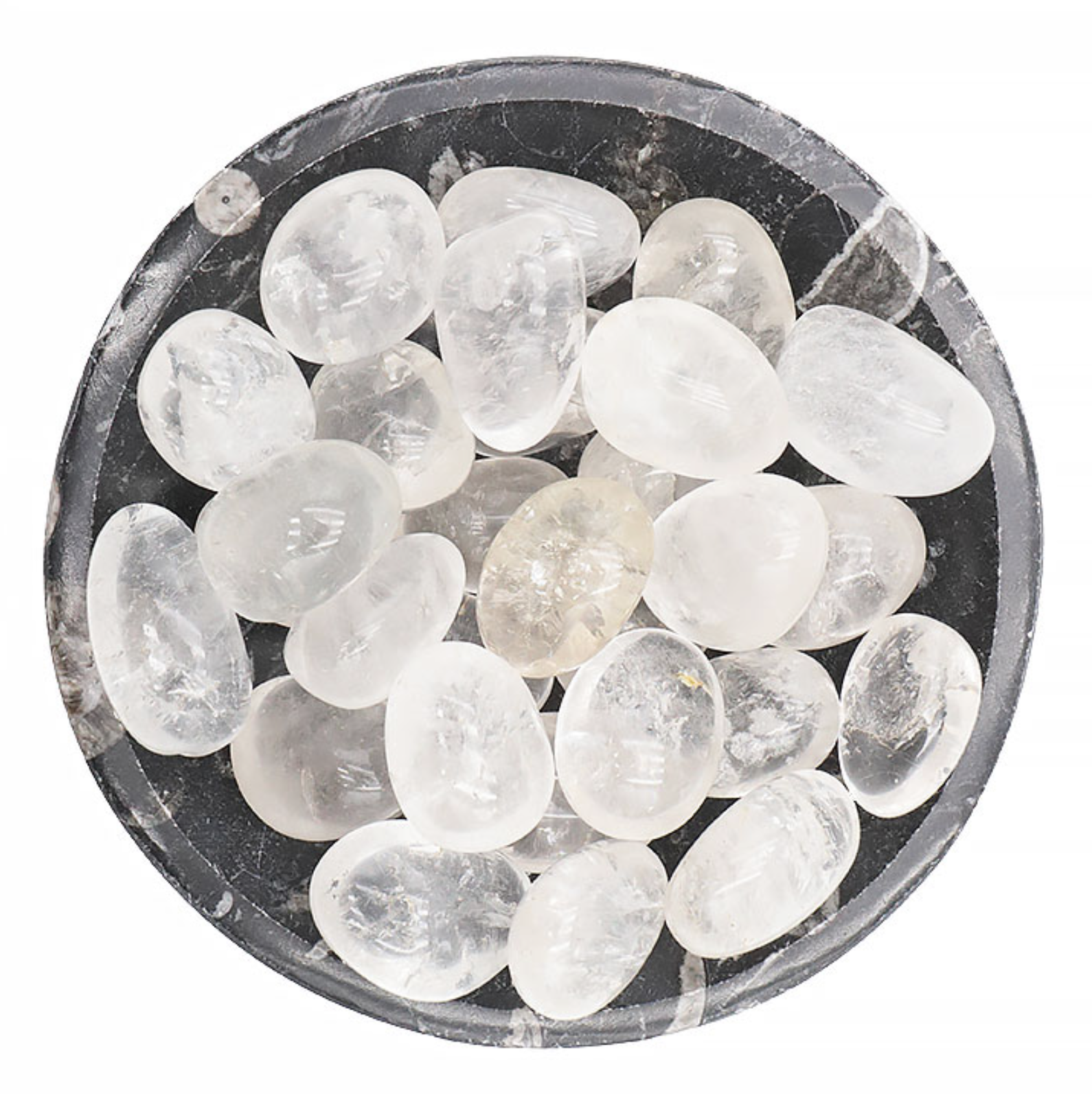 PIERRE ROULÉE CRISTAL DE ROCHE A+ 30 À 40MM