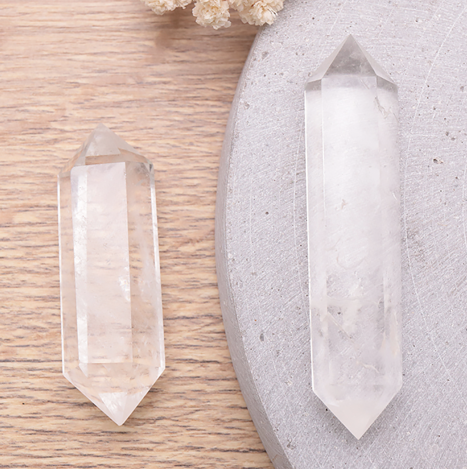 POINTE BI TERMINÉE CRISTAL DE ROCHE AA+ 10 À 30G