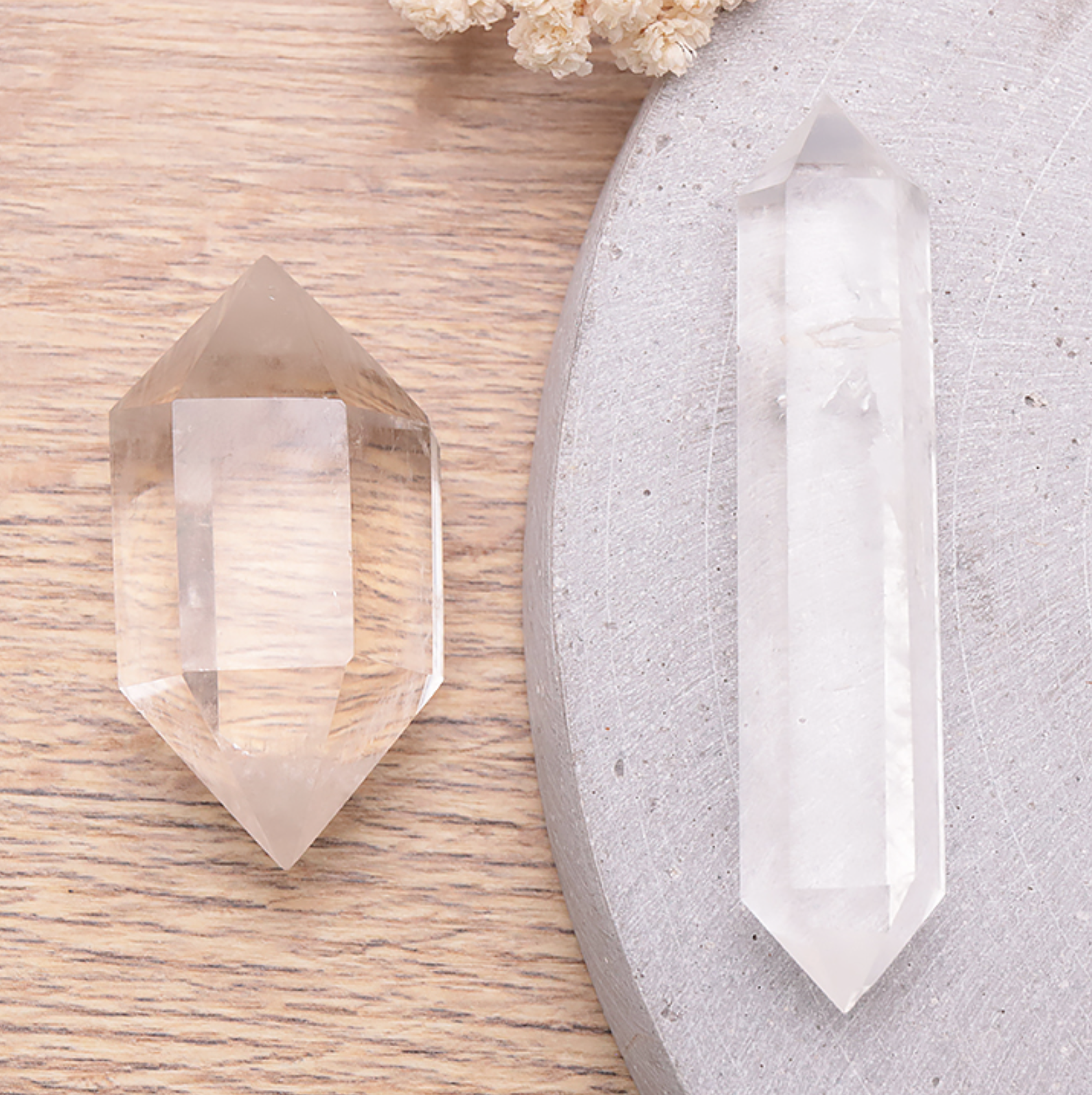 POINTE BI TERMINÉE CRISTAL DE ROCHE AA+ 30 À 50G