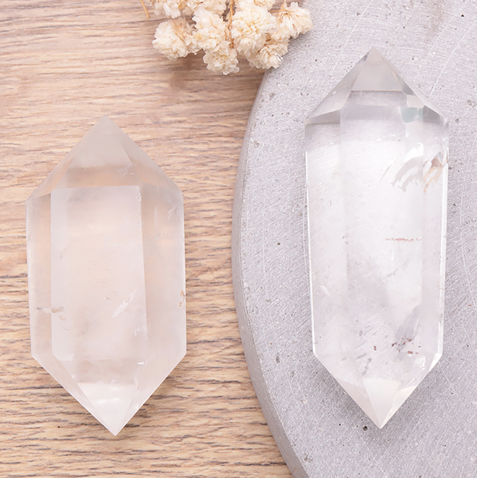 POINTE BI TERMINÉE CRISTAL DE ROCHE AA+ 70 À 90G