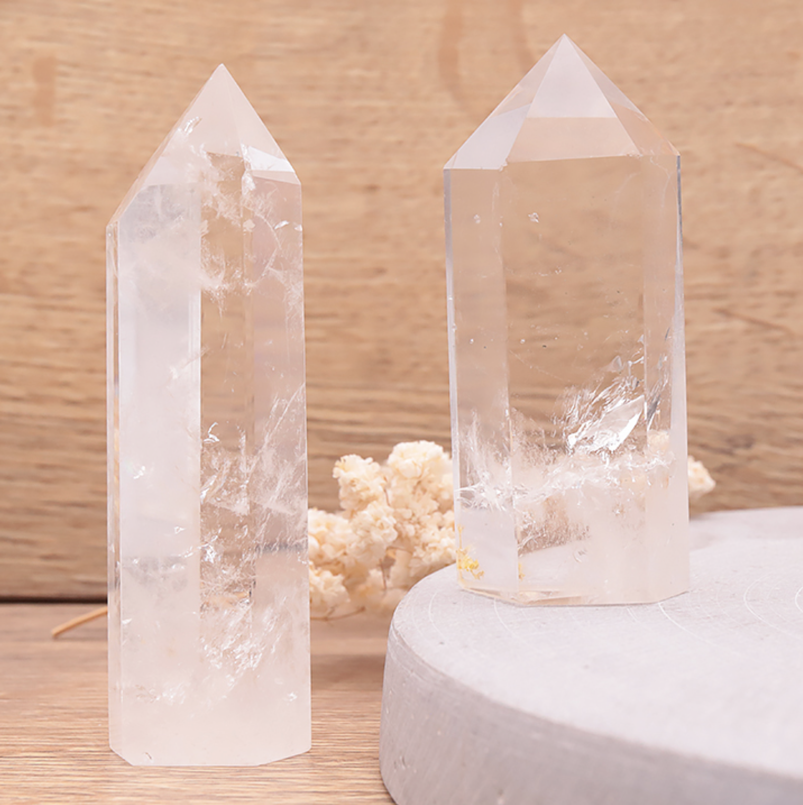 POINTE POLIE CRISTAL DE ROCHE AA+ 70 À 90G