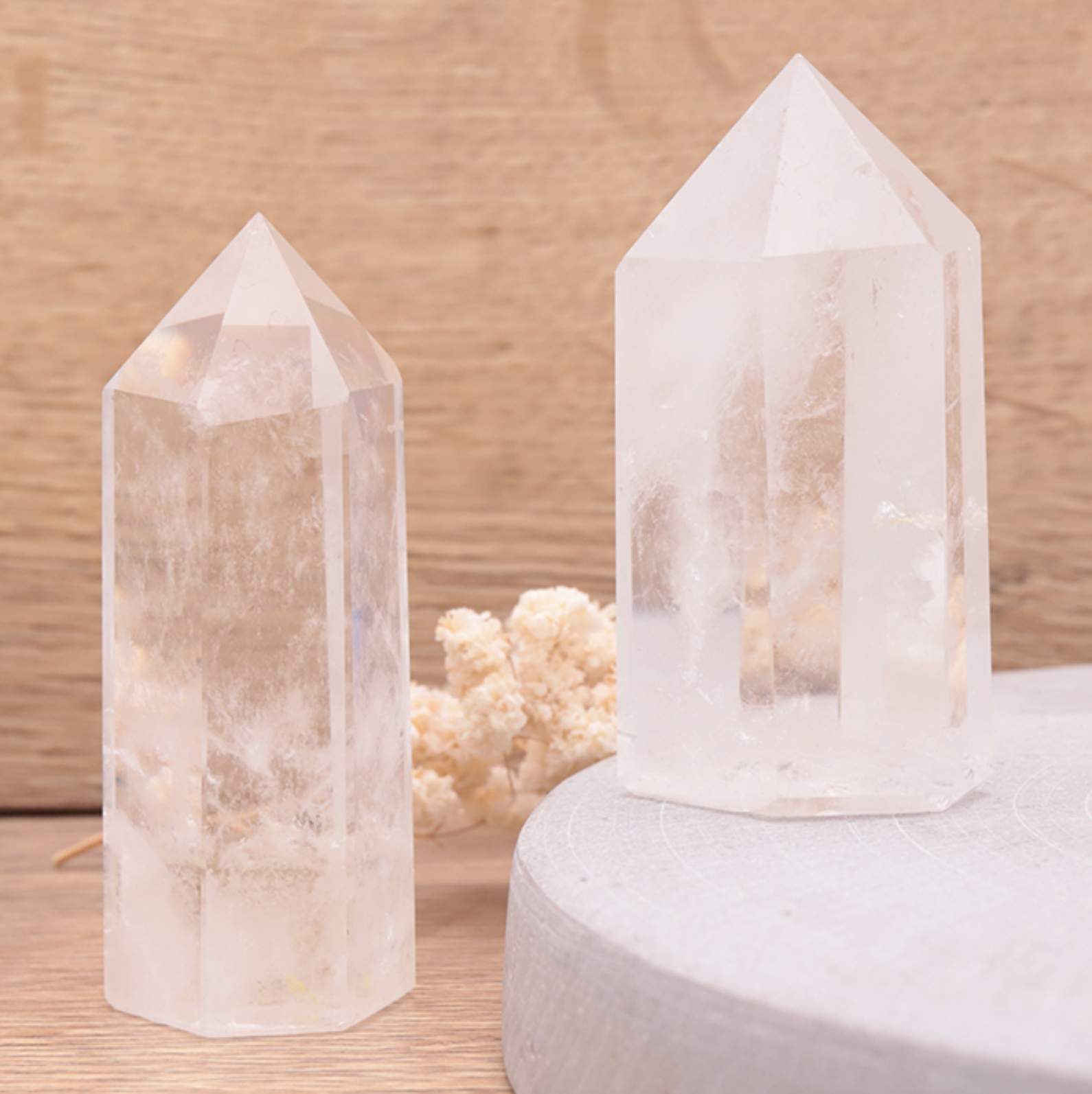 POINTE POLIE CRISTAL DE ROCHE AA+ 90 À 110G