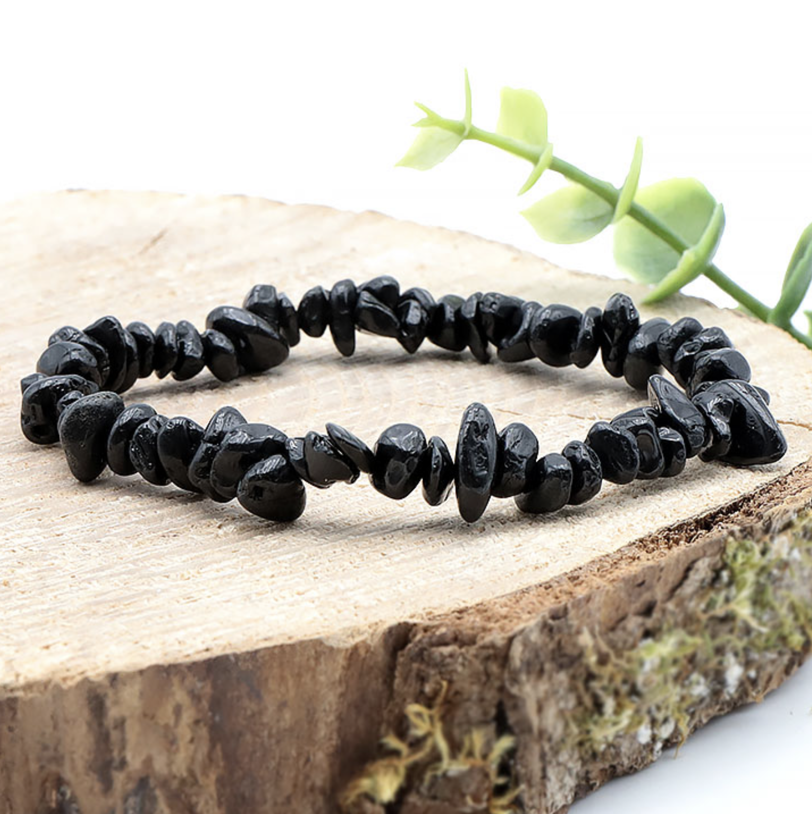 BRACELET BAROQUE TOURMALINE NOIRE A