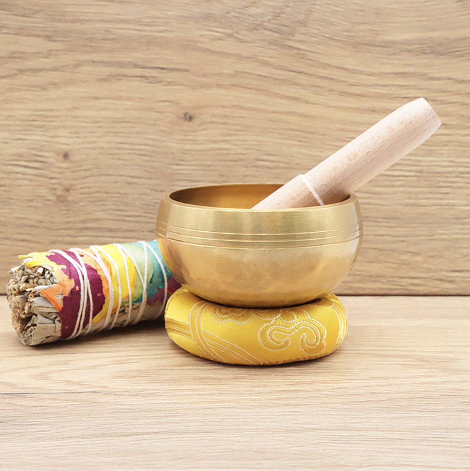 BOL CHANTANT 80MM NEUTRE BOL + COUSSIN + BAGUETTE (1 PIÈCE)