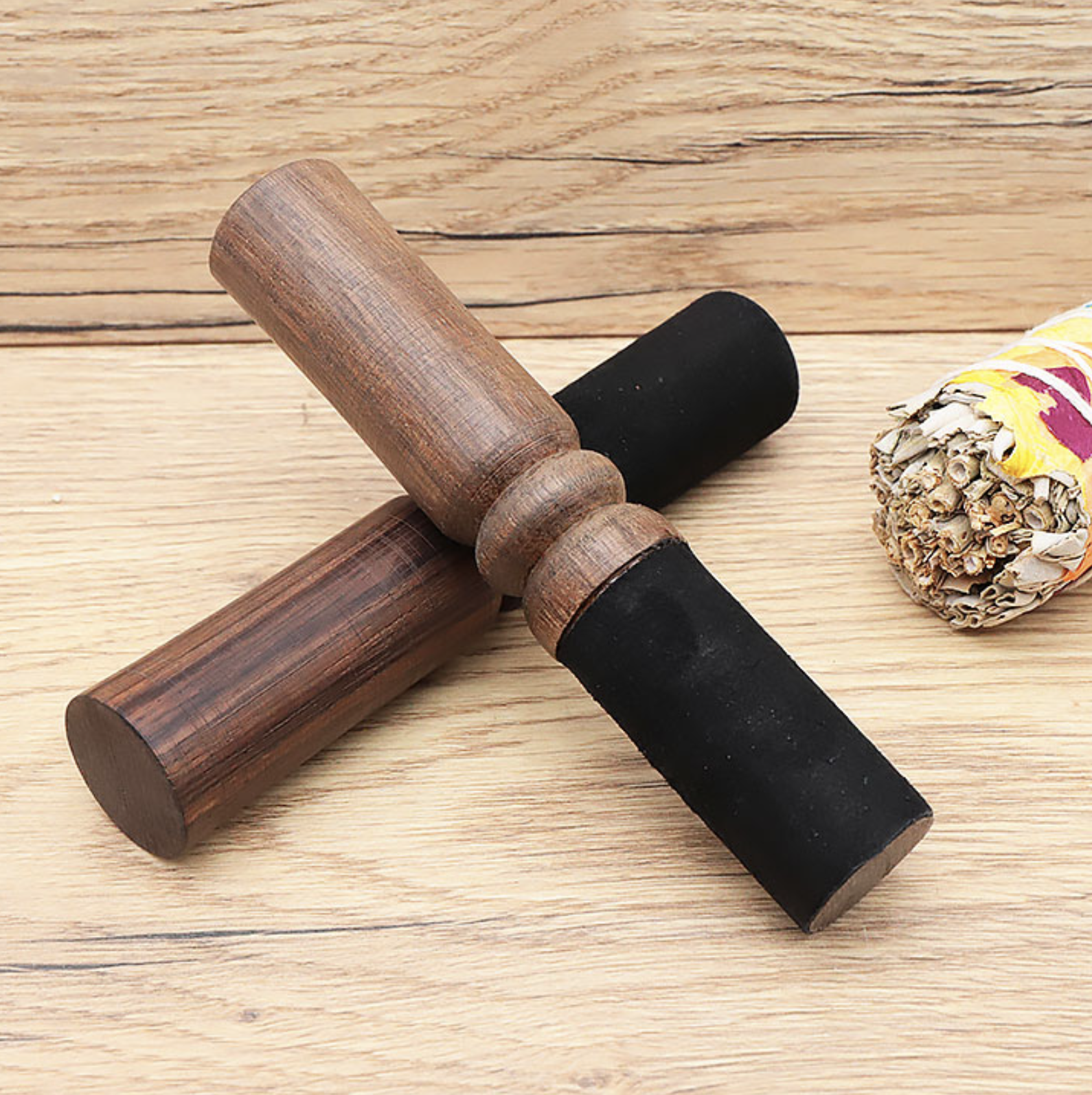 MAILLET CYLINDRIQUE EN BOIS 130MM (1 PIÈCE)