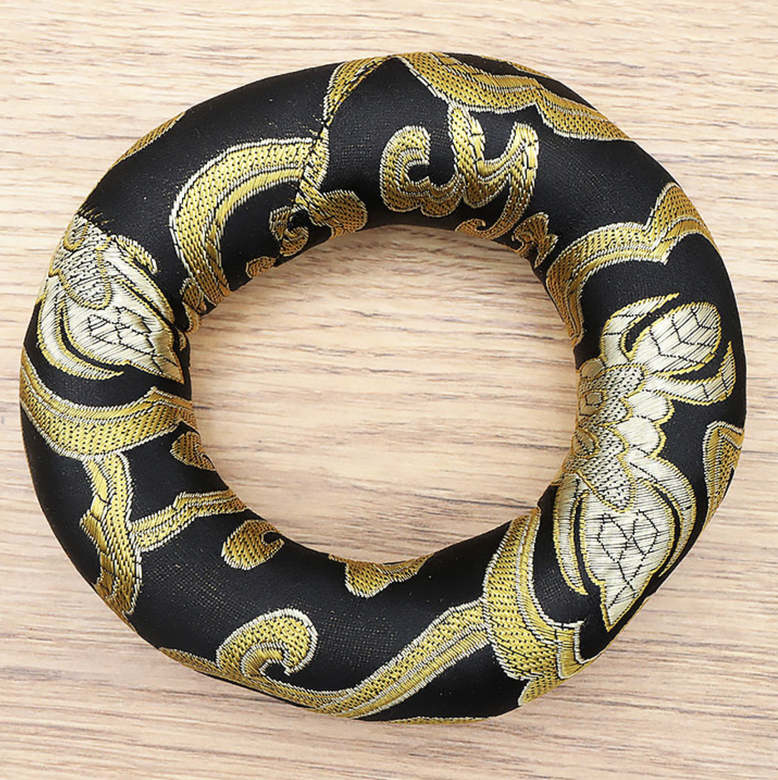 COUSSIN CERCLE 100MM NOIR (1 PIÈCE)