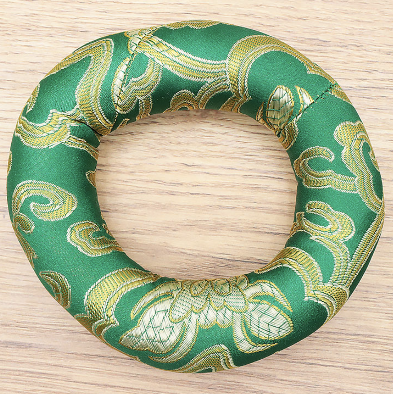 COUSSIN CERCLE 100MM VERT (1 PIÈCE)